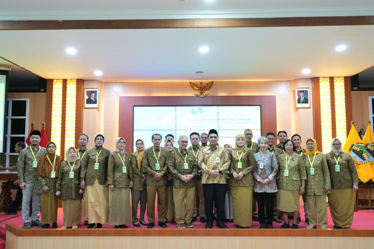 Pengurus PPTI Jateng Dilantik, Wagub Taj Yasin Dorong Jawa Tengah Zero TBC 2030
